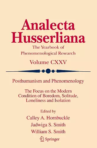 Posthumanism and Phenomenology cover