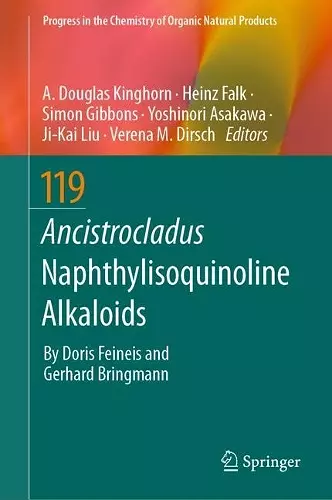 Ancistrocladus Naphthylisoquinoline Alkaloids cover