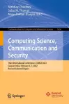 Computing Science, Communication and Security cover