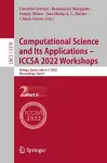 Computational Science and Its Applications – ICCSA 2022 Workshops cover