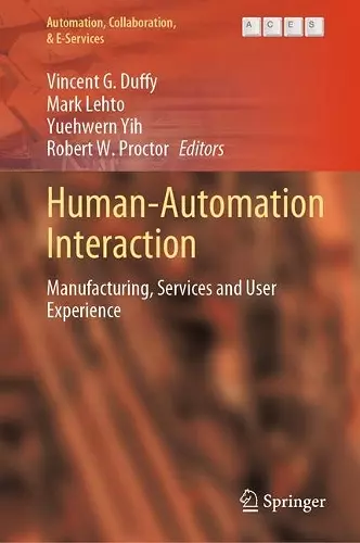 Human-Automation Interaction cover