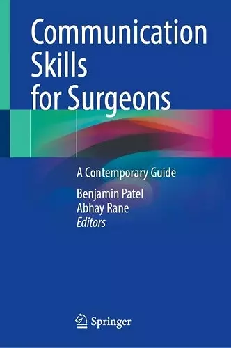 Communication Skills for Surgeons cover