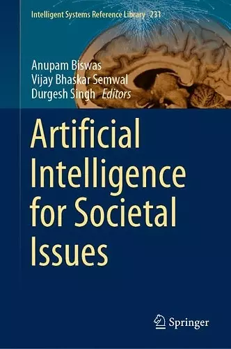 Artificial Intelligence for Societal Issues cover