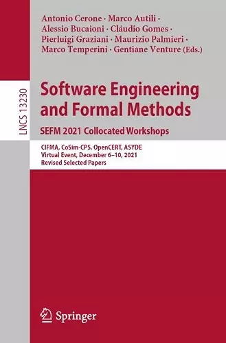 Software Engineering and Formal Methods. SEFM 2021 Collocated Workshops cover