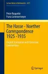 The Hasse - Noether Correspondence 1925 -1935 cover