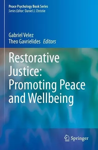 Restorative Justice: Promoting Peace and Wellbeing cover