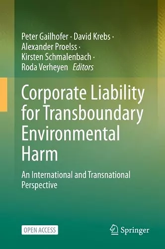 Corporate Liability for Transboundary Environmental Harm cover