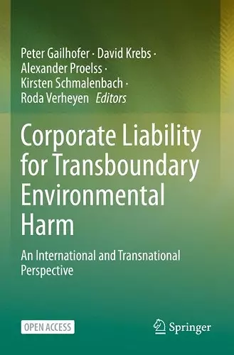 Corporate Liability for Transboundary Environmental Harm cover