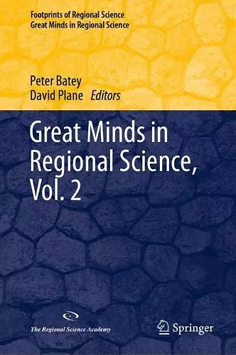 Great Minds in Regional Science, Vol. 2 cover