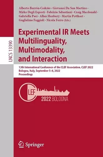 Experimental IR Meets Multilinguality, Multimodality, and Interaction cover