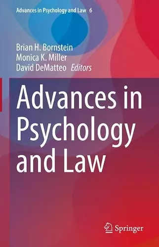 Advances in Psychology and Law cover