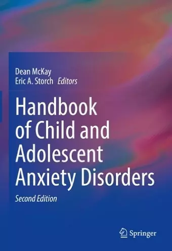 Handbook of Child and Adolescent Anxiety Disorders cover