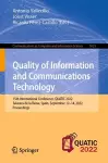 Quality of Information and Communications Technology cover