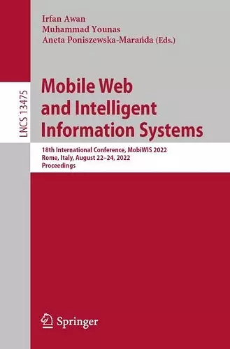 Mobile Web and Intelligent Information Systems cover