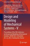 Design and Modeling of Mechanical Systems - V cover