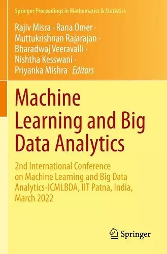 Machine Learning and Big Data Analytics cover