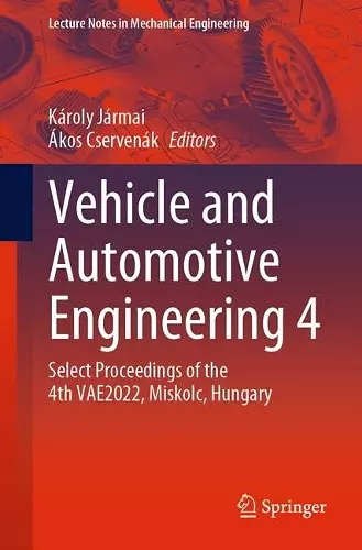 Vehicle and Automotive Engineering 4 cover