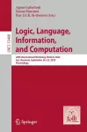 Logic, Language, Information, and Computation cover