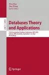 Databases Theory and Applications cover