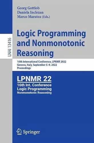 Logic Programming and Nonmonotonic Reasoning cover