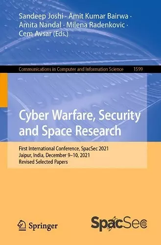 Cyber Warfare, Security and Space Research cover