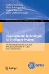 Open Semantic Technologies for Intelligent Systems cover