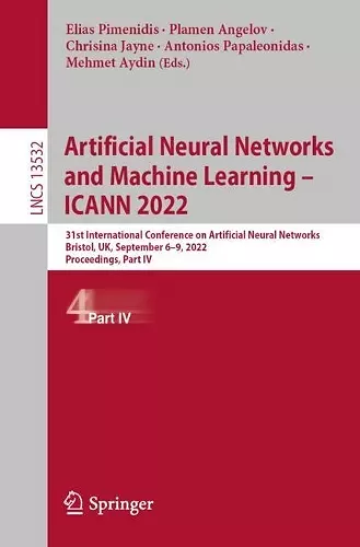 Artificial Neural Networks and Machine Learning – ICANN 2022 cover