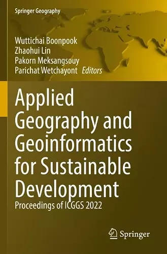 Applied Geography and Geoinformatics for Sustainable Development cover