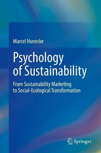 Psychology of Sustainability cover