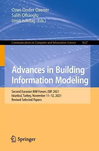 Advances in Building Information Modeling cover