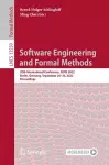 Software Engineering and Formal Methods cover