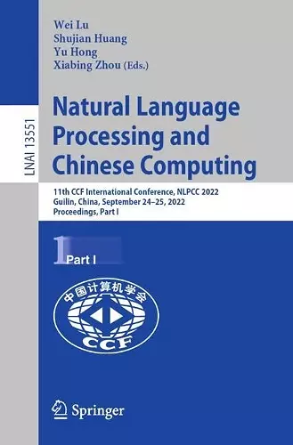 Natural Language Processing and Chinese Computing cover