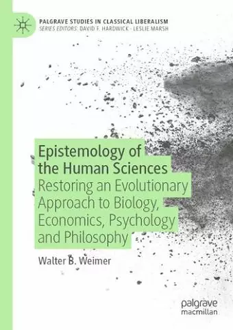 Epistemology of the Human Sciences cover