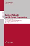 Formal Methods  and Software Engineering cover