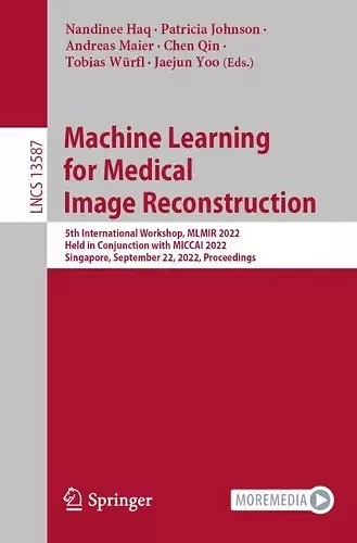 Machine Learning for Medical Image Reconstruction cover