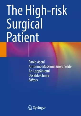 The High-risk Surgical Patient cover
