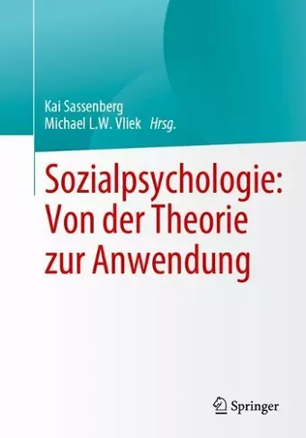 Sozialpsychologie: Von der Theorie zur Anwendung cover