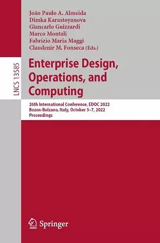 Enterprise Design, Operations, and Computing cover