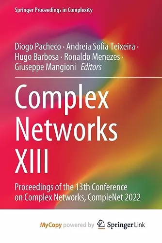 Complex Networks XIII cover