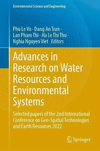 Advances in Research on Water Resources and Environmental Systems cover