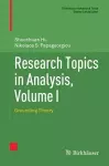 Research Topics in Analysis, Volume I cover