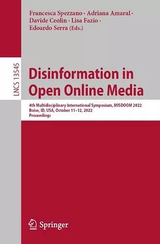 Disinformation in Open Online Media cover