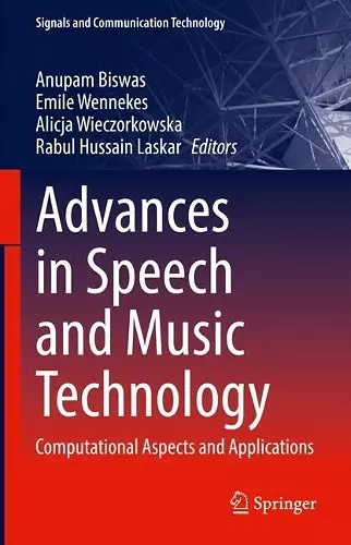 Advances in Speech and Music Technology cover