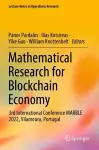 Mathematical Research for Blockchain Economy cover