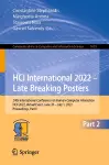 HCI International 2022 – Late Breaking Posters cover