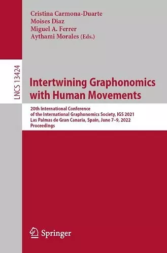 Intertwining Graphonomics with Human Movements cover