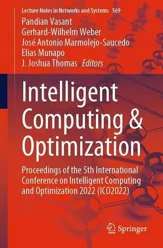 Intelligent Computing & Optimization cover