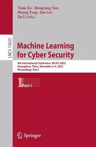 Machine Learning for Cyber Security cover