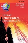 Critical Infrastructure Protection XVI cover