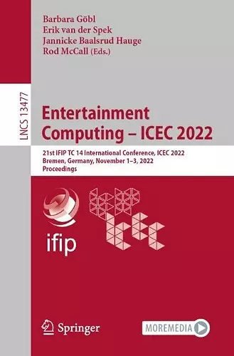 Entertainment Computing – ICEC 2022 cover